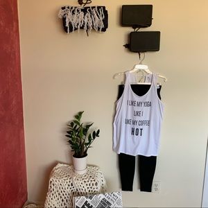 Lululemon Black Tech Mesh Leggings sz8 ONLY